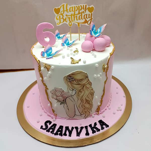 Princess Blossom Birthday Cake