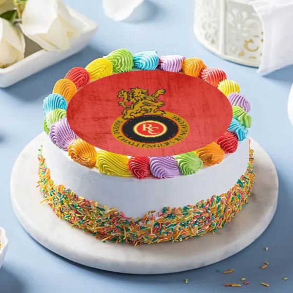 RCB Pride Rainbow photo Cake