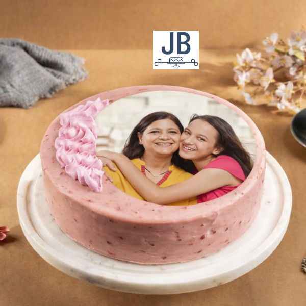 Strawberry Photo Cake