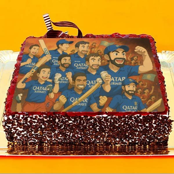 RCB Team Photo Cake
