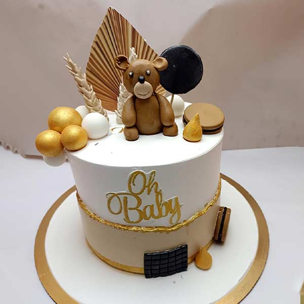 Teddy Bear Baby Shower Cake