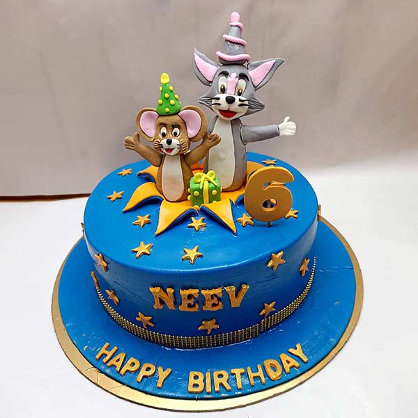 Tom and Jerry Birthday Cake