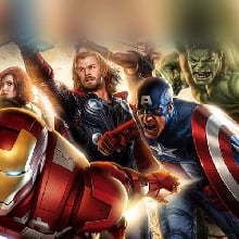 A Avengers2 Photo Cake