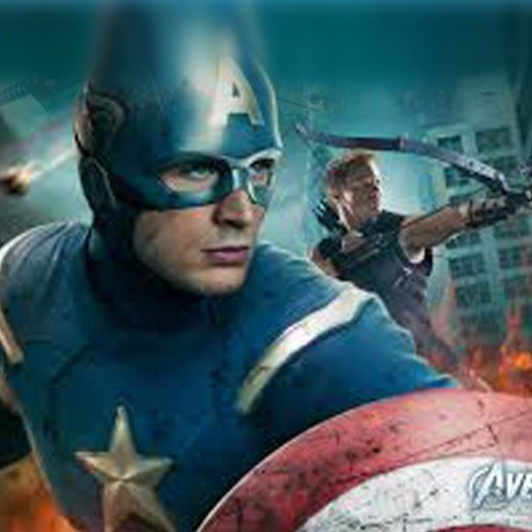 A Captain America Photo Cake