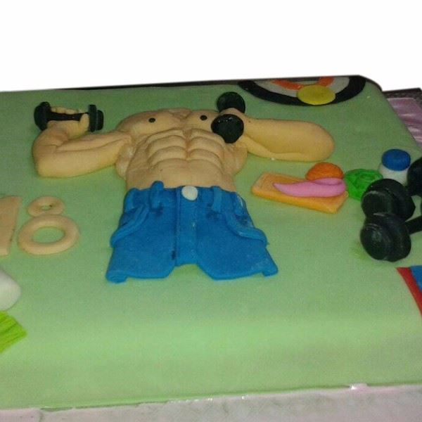 Athlete Fondant Cake