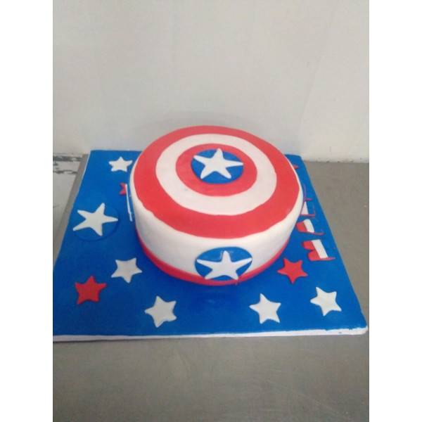 Avenger Theme Cake 13 Captain America 1.5kg
