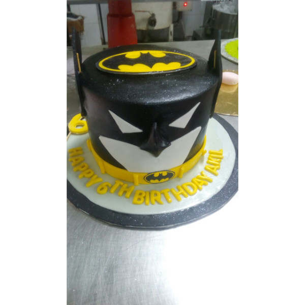 Batman Theme 2kg Cake, - Just Bake