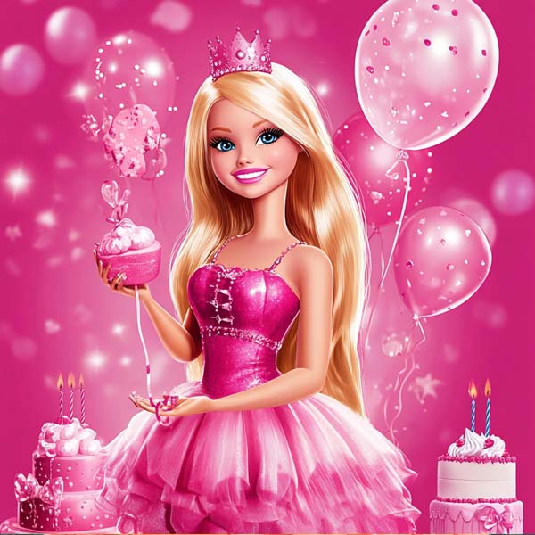 Birthday Barbie Theme