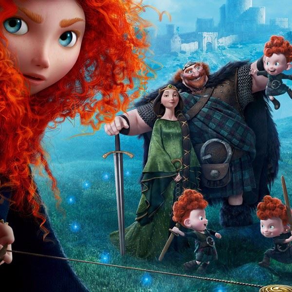 Brave Her Family Photo Cake