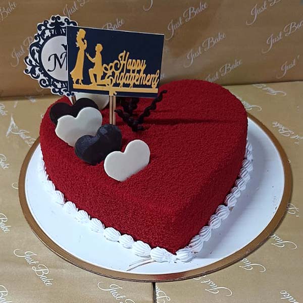 Heart Shape Red Velvet Cake
