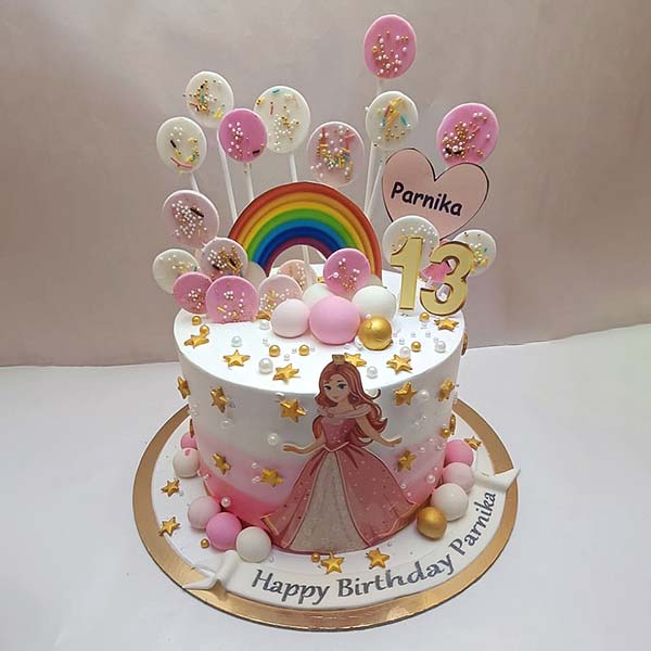 Princess Rainbow Dream Cake