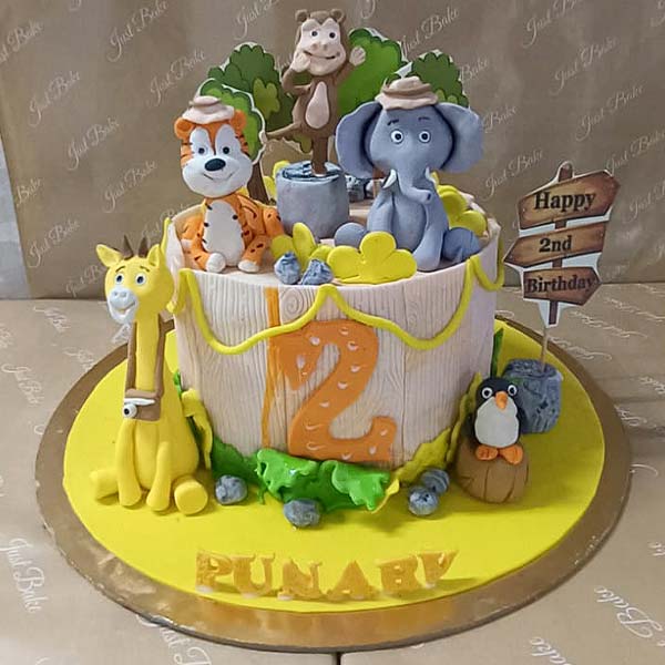 Jungle Animal Cake