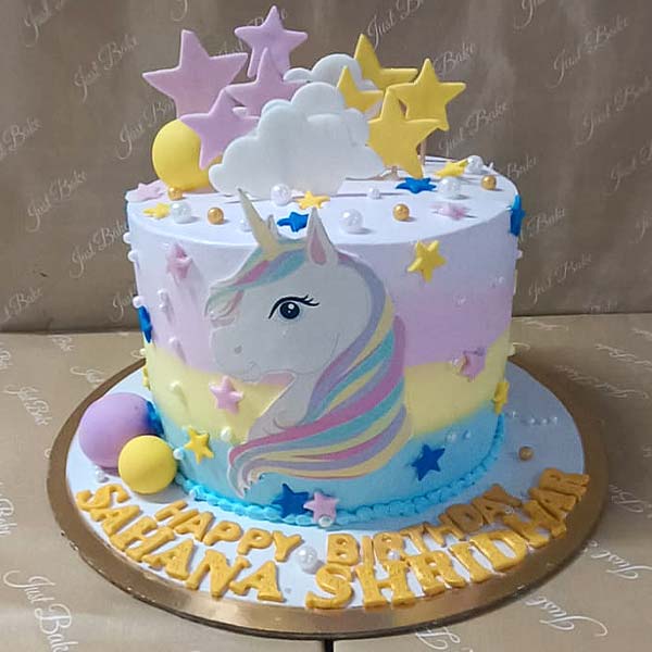 Pastel Unicorn Cake