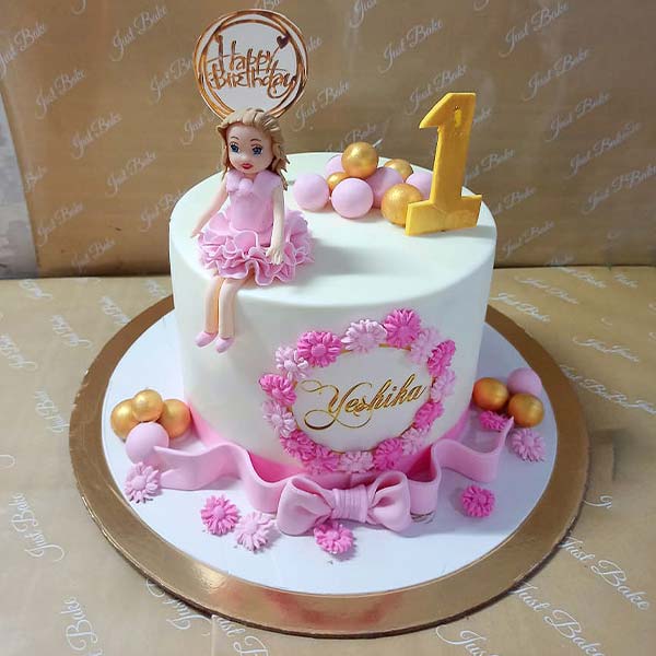 Barbie Doll Birthday Cake 03