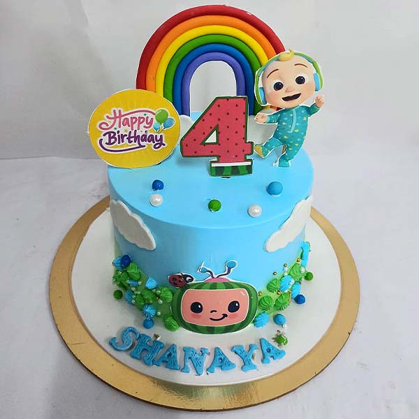 Cocomelon Rainbow Cake 01