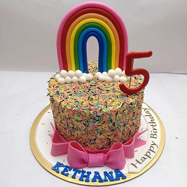 Rainbow Sprinkle Cake