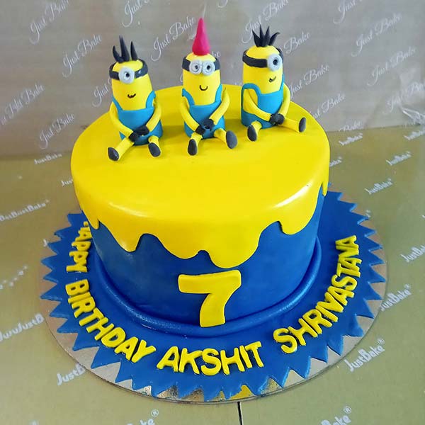 Minion Theme Fondant Cake