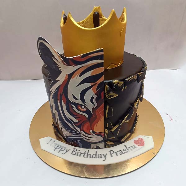  Tiger Theme Cake