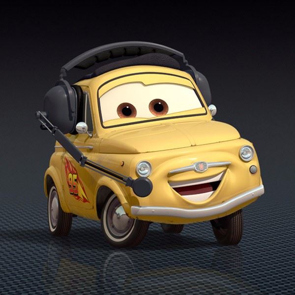 Cars Luigi  Photo Cake