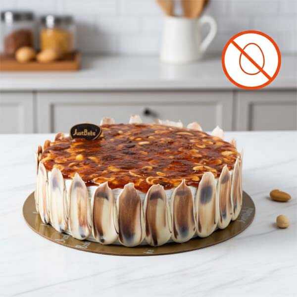 Arabian Cashew And Dates Eggless Cake