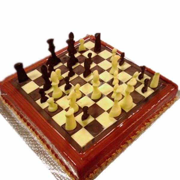 Chess Cream Finish Cake