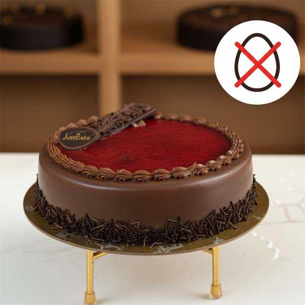 Chocolate Raspberry Eggless Cake