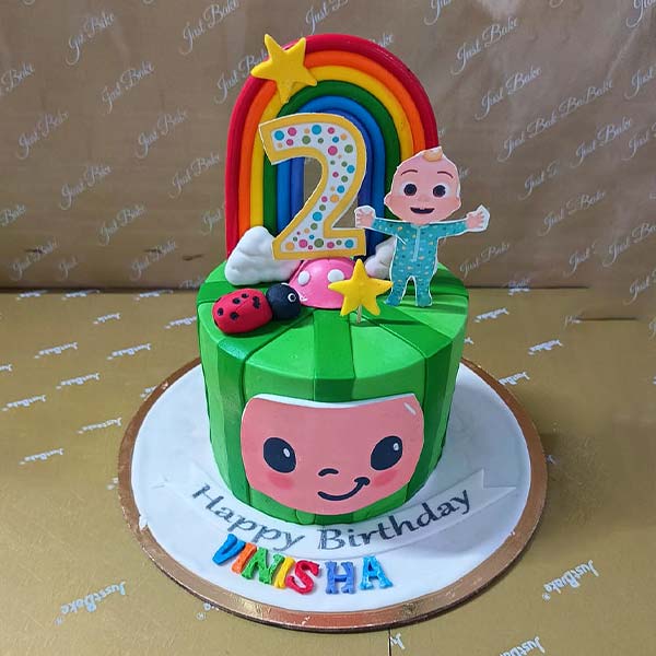 Cocomelon Rainbow Cake
