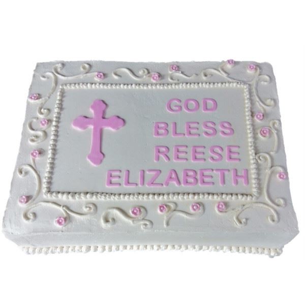 Communion Cake 01 2kg Cream Fondant
