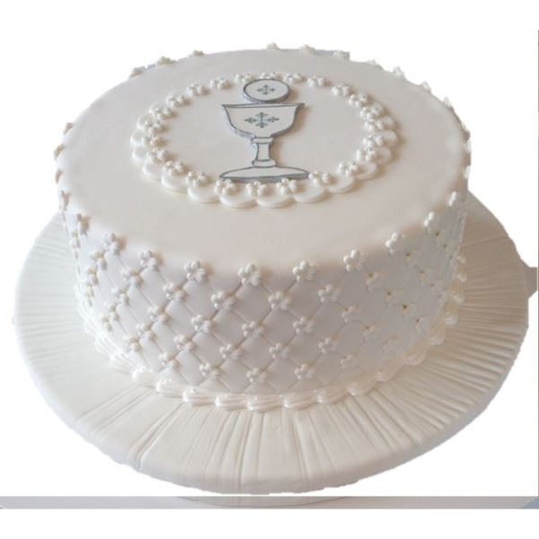 Communion Cake 06 2Kg Fondant