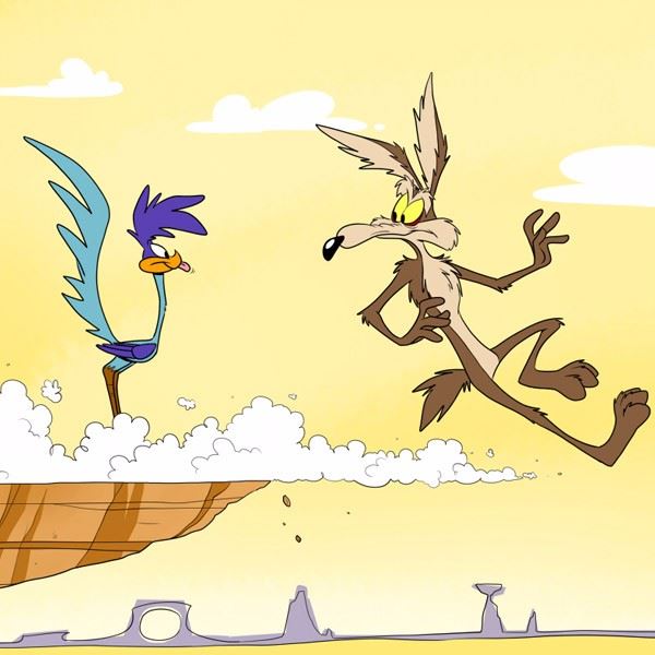 Coyote and Runner Photo Cake