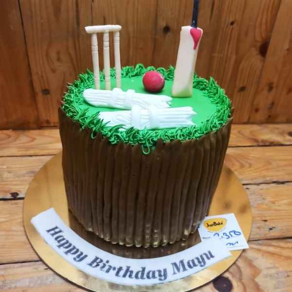 Cricket Champion Birthday Cake