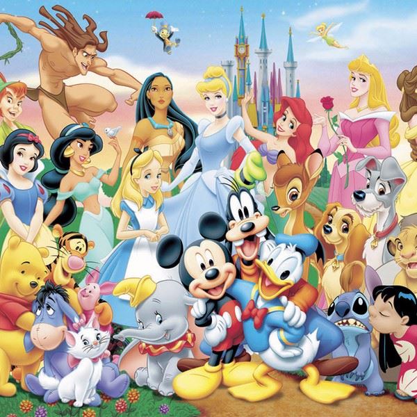 Disneys Family 2 Photo Cake