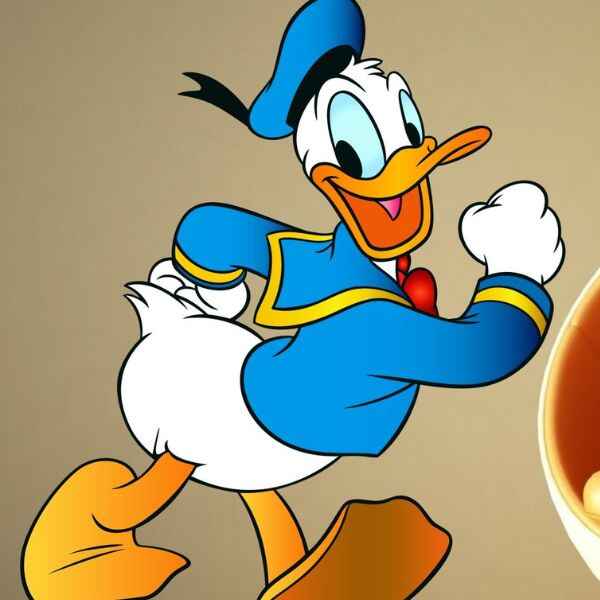 Donald Duck Photo Theme Cake