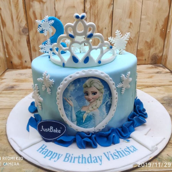 DIY Elsa Anna Princess Cake Party Cake Ideas  Kukkr Cakes