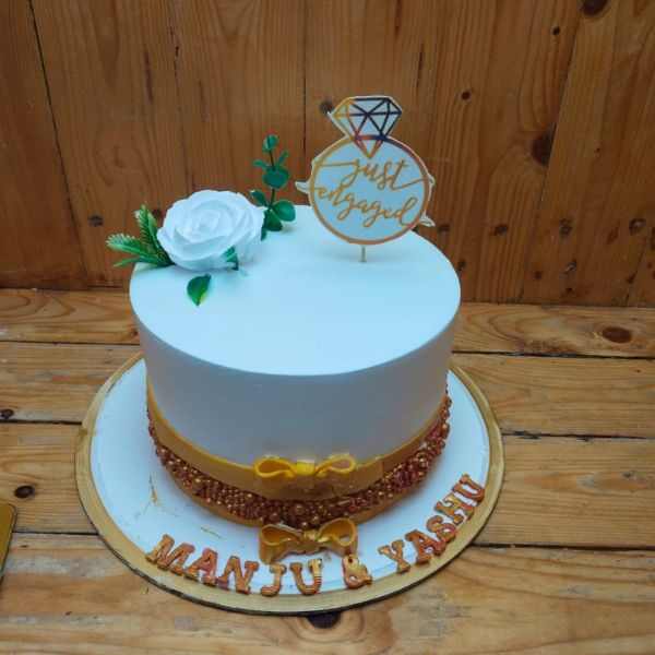 Golden Engagement Bliss