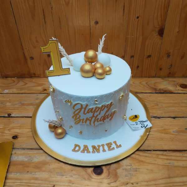 Golden First Birthday Delight