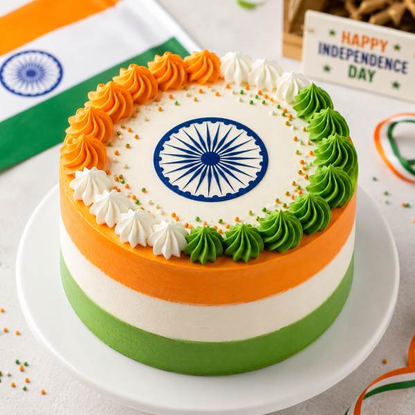 Independence day Tricolour Theme Cake 