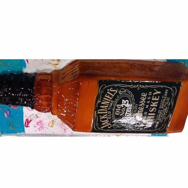 Jack Daniel Cream Finish Cake