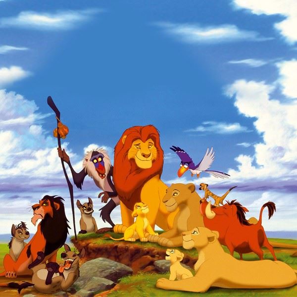 Lion King Photo Cake