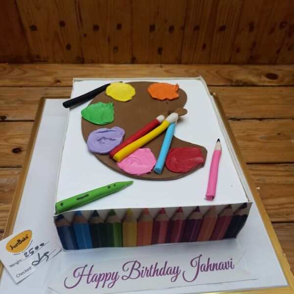 Little Artist Birthday Cake