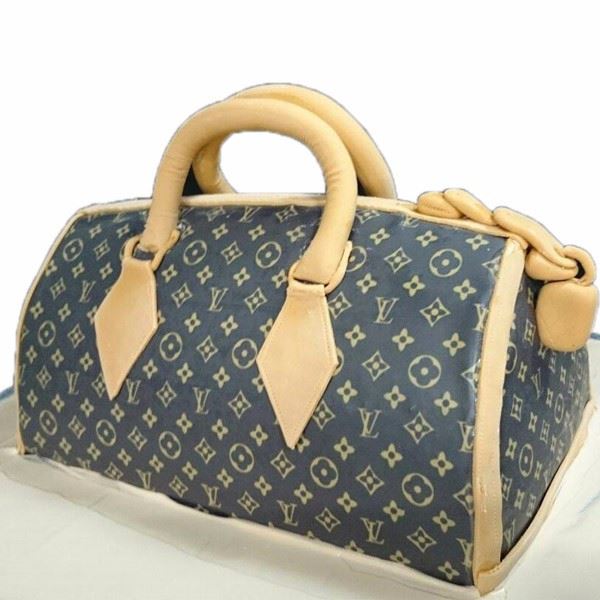 LV Bag Fondant Cake