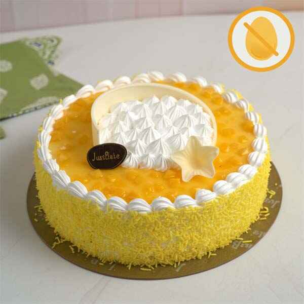 Alphanso Mango Eggless Cake