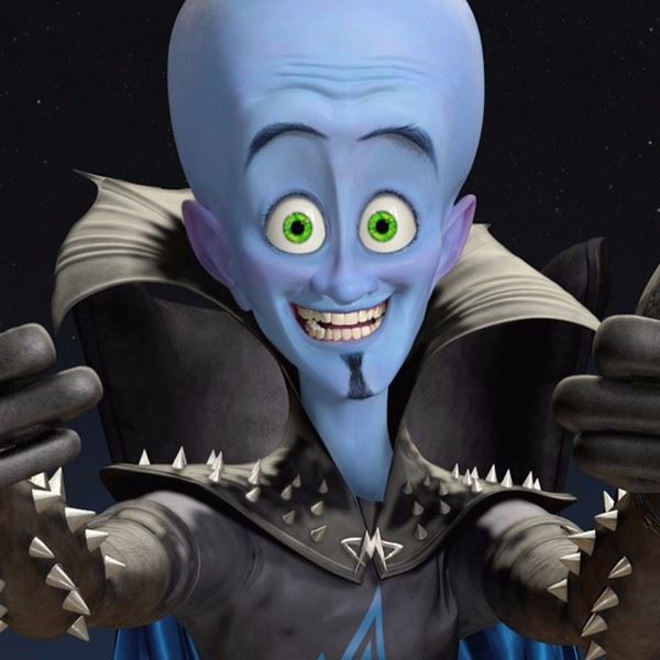 Megamind Photo Cake	
