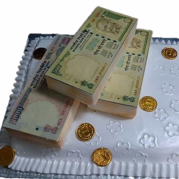 Money Cream Finish Cake