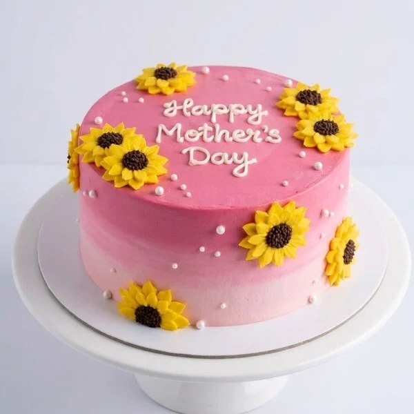 Mothers Day Sunflower Cake