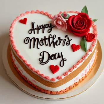 Mothers day rose cake