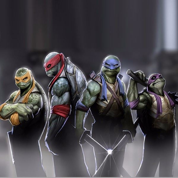 Ninja Turtles Photo Cake