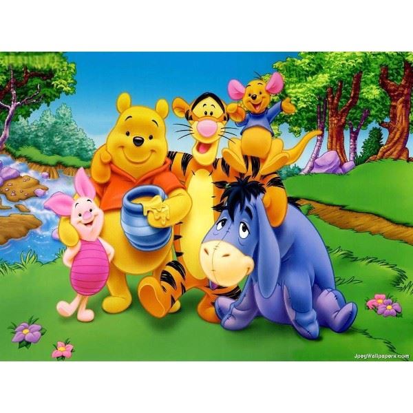 P Winnie The Pooh2 Photo Cake