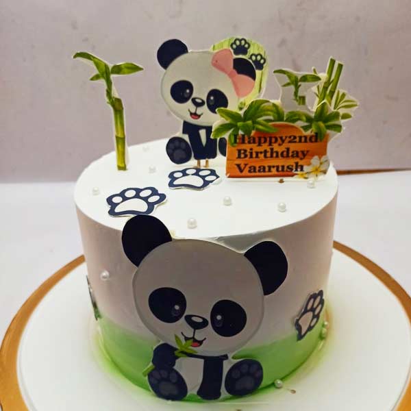 Panda Theme Cake