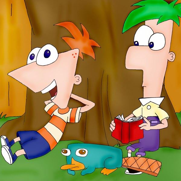 Phineas And Ferb Photo Cake